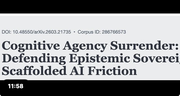 Cognitive Agency Surrender